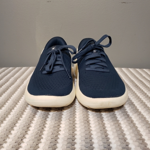 Kizik Roamer Hands-Free Slip-On Sneakers Navy Blue Knit Men’s 7.5 / Women’s 9 - Picture 2 of 11